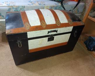 Old steamer trunk