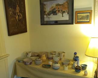 Artwork and pottery