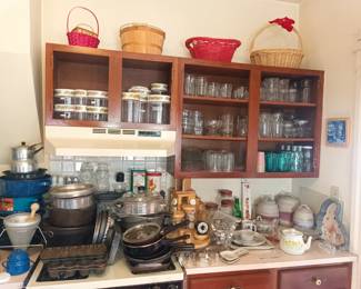 Pots and pans and baskets