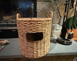 Firewood basket.