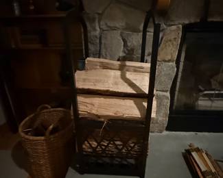 Firewood rack.