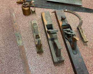 Antique planners and tools.