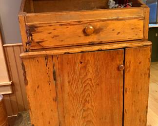 Antique merchants desk.