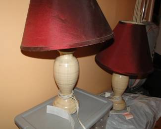 Pair of lamps