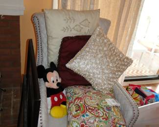 Pillows and Mickey Mouse