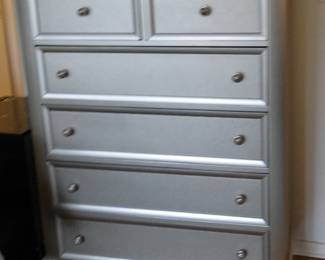 Pulaski Furniture silver armoire dresser