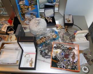 Lots of Costume and Sterling jewelry