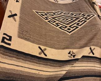 Handwoven wool tapestry 