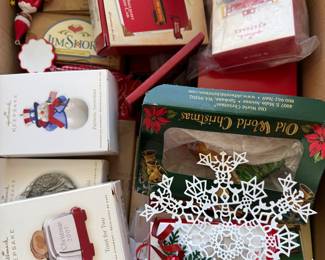 Christmas ornaments & decor, Hallmark, vintage & dept. store 