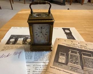Antique Carriage Clock 