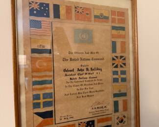 United Nations Command commendation, Cold War/Korean War-era