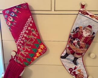 Needlepoint stockings 