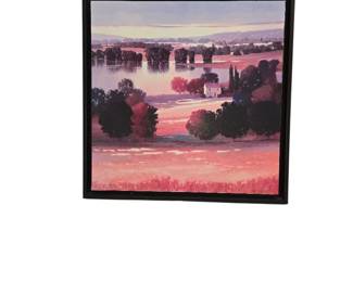 Oil on Canvas Board Landscape Painting