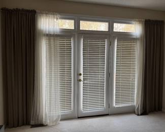 6 Polyester Curtain Panels