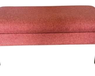 Nice Vijia Art and Craft Co Cloth Storage Ottoman with Wood Legs