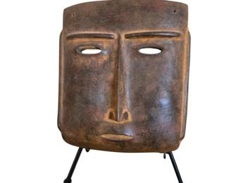Decorative Clay Mask with Stand