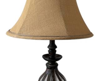 Metal and Glass Table Lamp