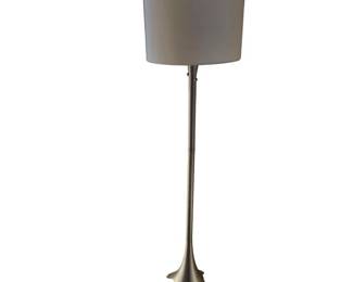Brushed Nickel Floor Lamp with Double Chain Pulls