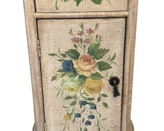 Pretty Floral Cabinet with Drawer