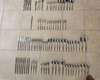 Mixed and Matched Stainless Flatware