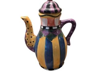 Vintage Bella Casa by Ganz Colorful Whimsical Tea Pot