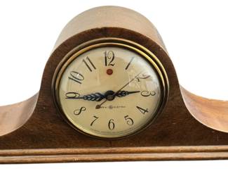 Small Vintage General Electric Wooden Mantel Clock