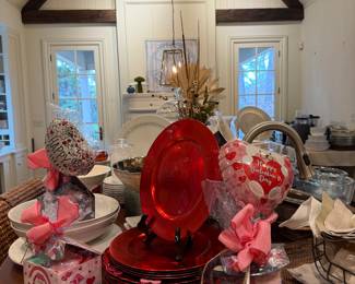 Valentine’s Day themed decor