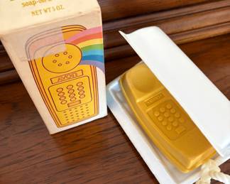 Soap on a rope / Party Line Phone by Avon 
