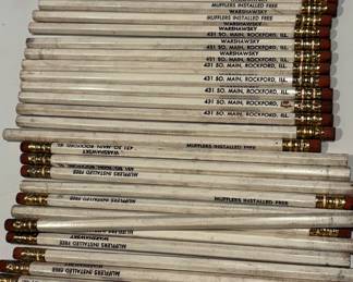 Warshawsky Mufflers Vtg Pencils 