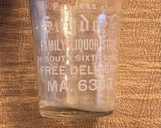 Snyder's Family Liquor Store Shot Glass 