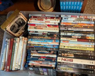 DVDs and some computer games