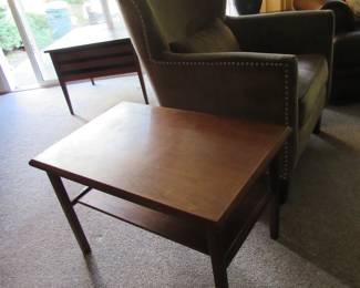 MCM Motiff side table with beveled edges