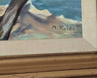 Artist Miwa Koide, San Diego resident (1877-1997). Her name appears in Japanese Internees during WWII.