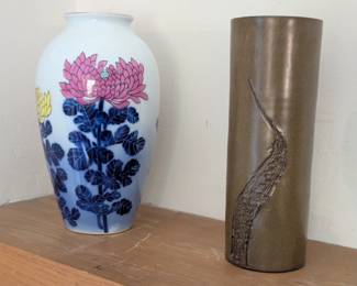 Japanese ceramic vase and pottery