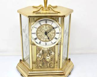  Howard Miller Mantel Clock 10 Inch Tall - Appears to Work Fine