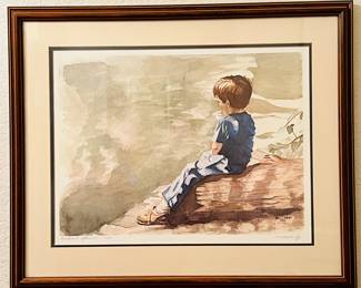  Vintage 1982 M. Ballarby Limited Edition Print "Onslow Afternoon" 7/200