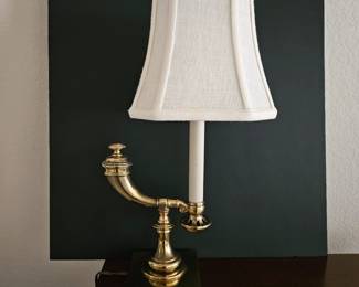 Vintage Brass Table Lamp 20" Tall
