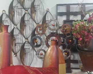 Mod Metal Mystery Decor Lot