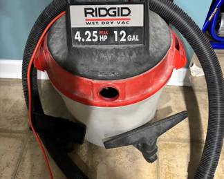 Ridgid Wet Dry Vac 4.25 Peak HP, 12 Gal