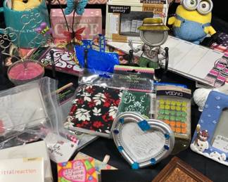 Various Young Person Desk School Items