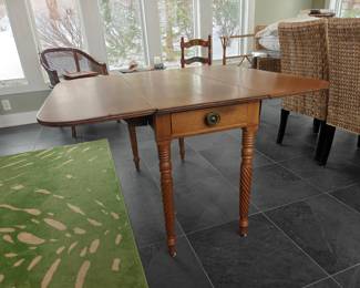 006 — One Drawer Drop Leaf Table
17 closed (47 open) × 42 × 28