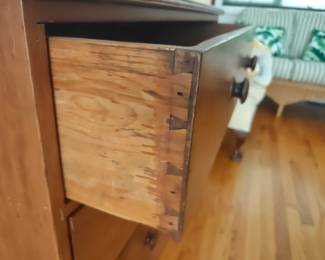 003 — Three Drawer Pine Chest
37 × 21 × 33