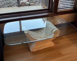Glass Romanesque table