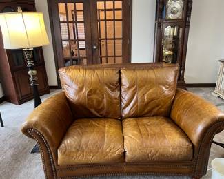 One of many beautiful leather pieces (Clock NSF)