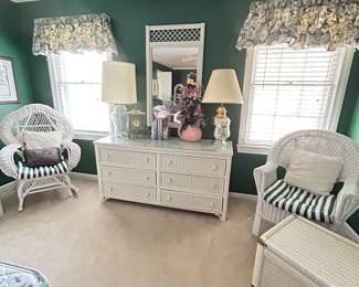 Wicker bedroom furniture