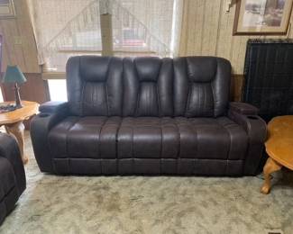 Electric Sofa and Loveseat with recliners