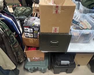 Assorted Military Collectibles, Books, firearm accessories and Ammo 