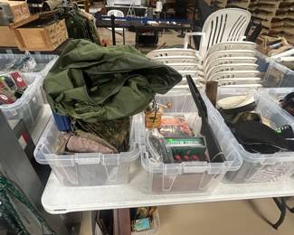 Assorted Military Collectibles, Books, firearm accessories and Ammo 