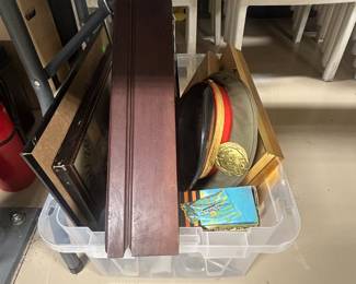 Assorted Military Collectibles, Books, firearm accessories and Ammo 