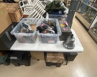 Assorted Military Collectibles, Books, firearm accessories and Ammo 